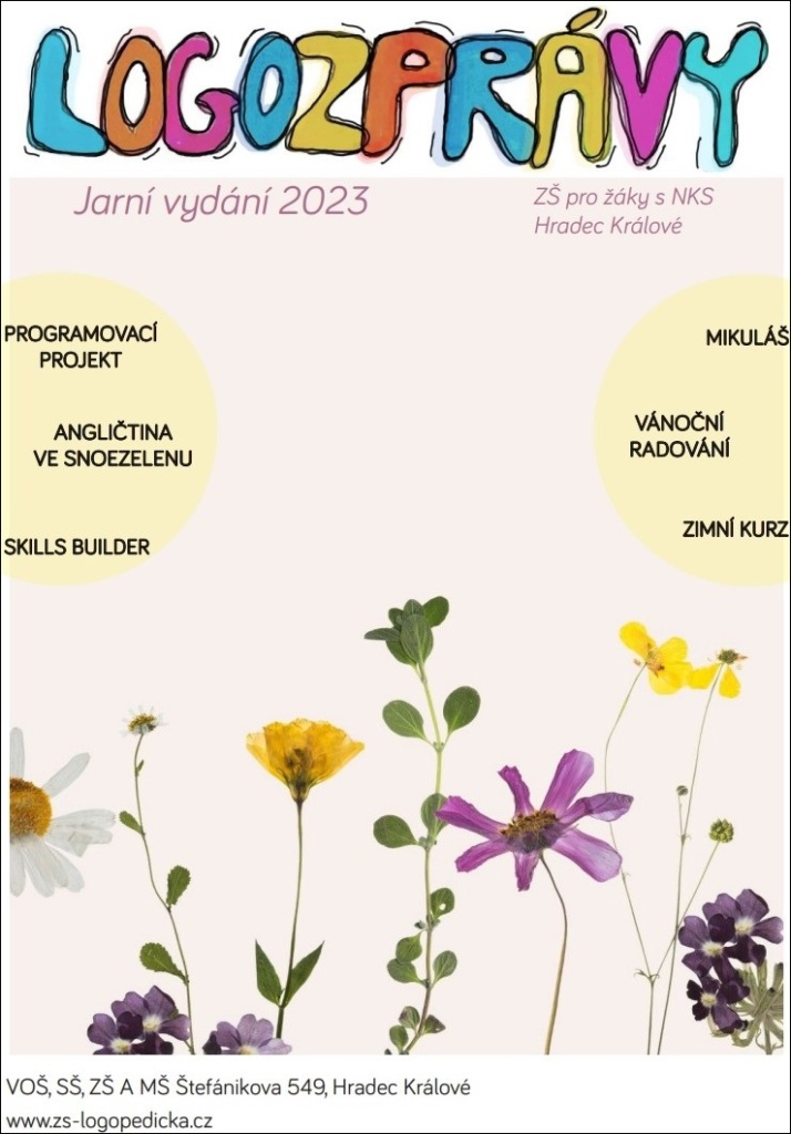 Školní časopis Logozprávy - JARO 2023