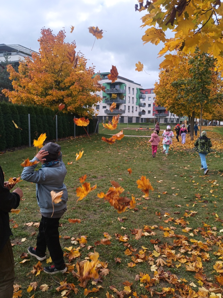 Podzim v okolí školy